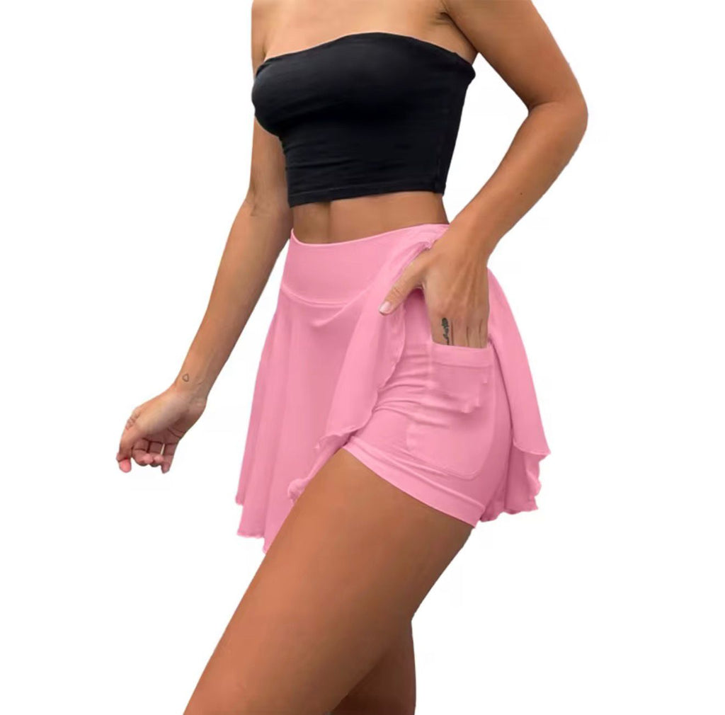 Falda con short