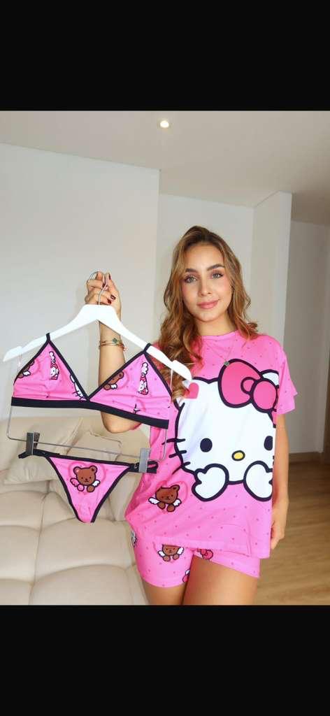 Pijamas 4 piezas